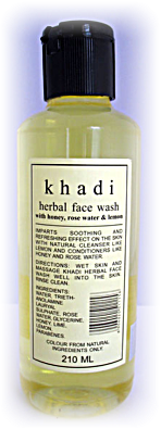 Herbal face wash with honey, rose water & lemon - 210 ml