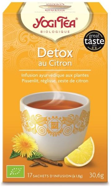 BIO - Detox au citron - 17x2g - Yogi Tea