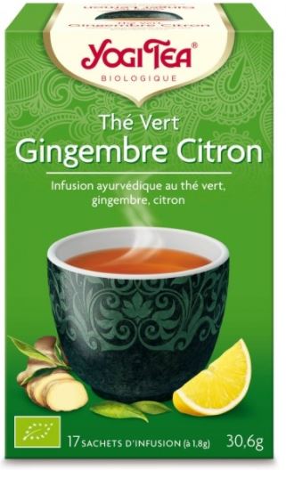 BIO - The vert gingembre citron - 17x1g - Yogi Tea