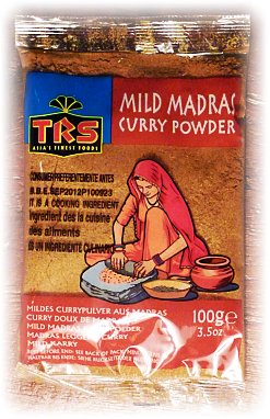 Mild Madras curry powder - curry doux de Madras - TRS - 100 g 