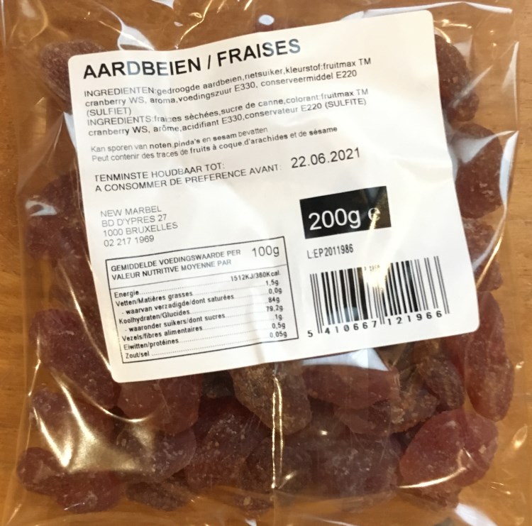 Fraises confites - 200 g