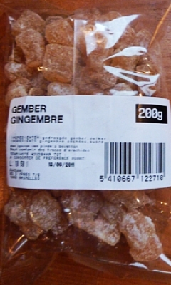 Gingembre  confit - 200 g