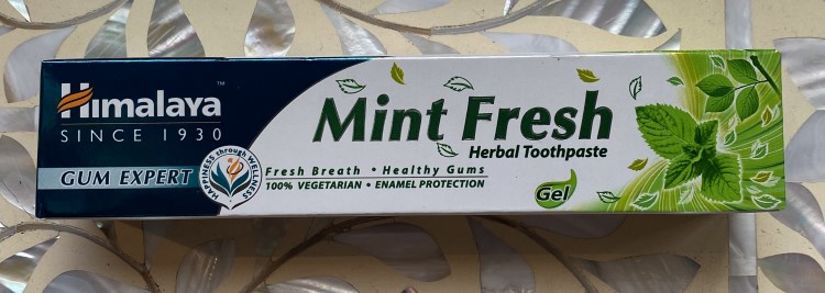 dentifrice menthe