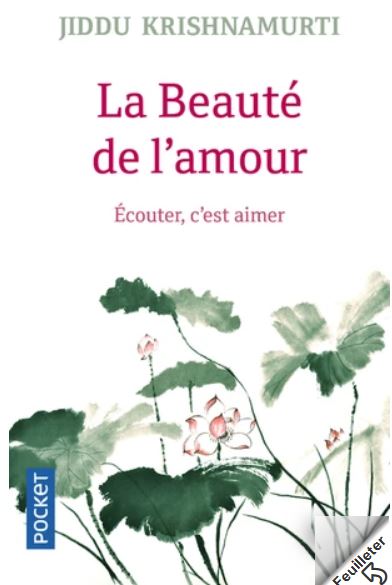 LA BEAUTE DE L'AMOUR [Krishnamurti/Pocket]