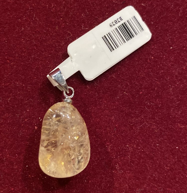 pendentif citrine