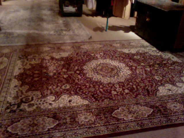 Tapis coton soie