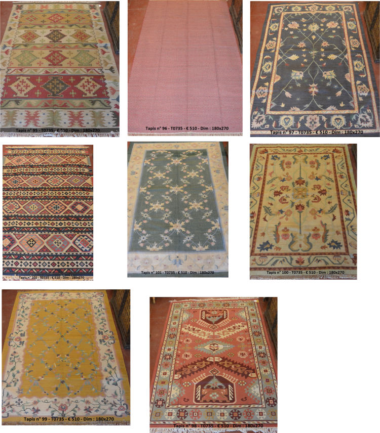 Tapis Dhurry 180x270