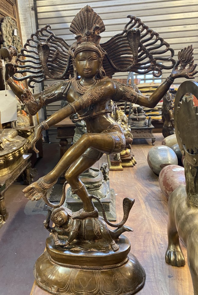 Shiva Nataraja en metal, 76 cm