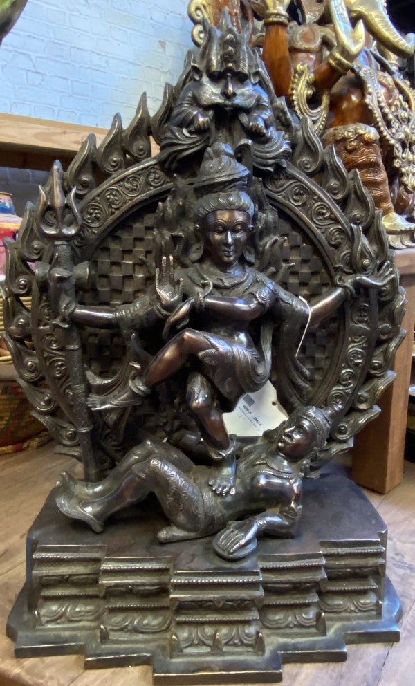 Shiva Nataraja en metal, 66x45 cm 