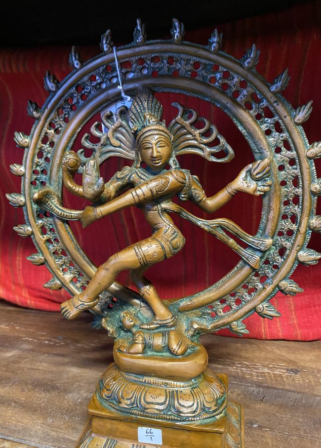 Shiva Nataraja en metal, 34cm