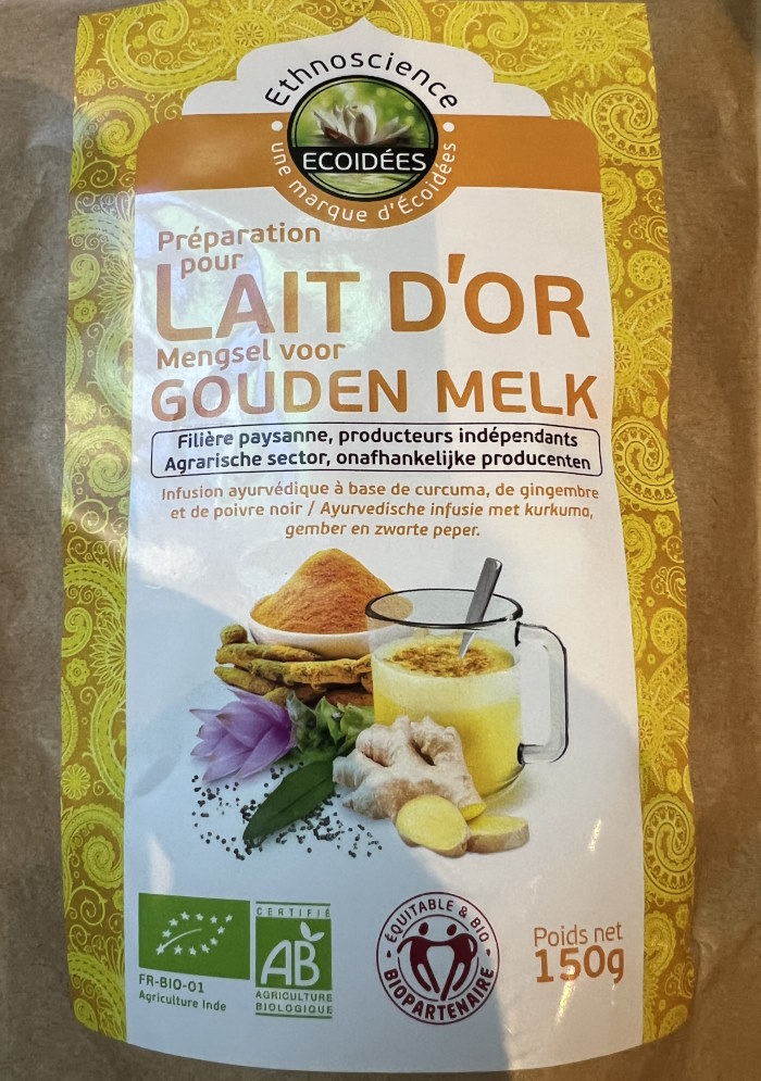 BIO - Préparation pour lait d'or - 150g - Ecoidées