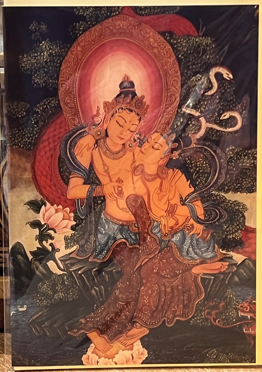 Carte double [Bodhisattvas / Tushita]