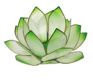 Photophore Lotus / Vert Lime