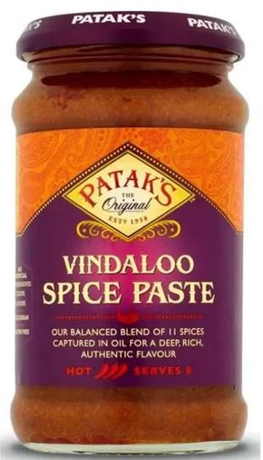Vindaloo curry paste - Pataks - 283 g