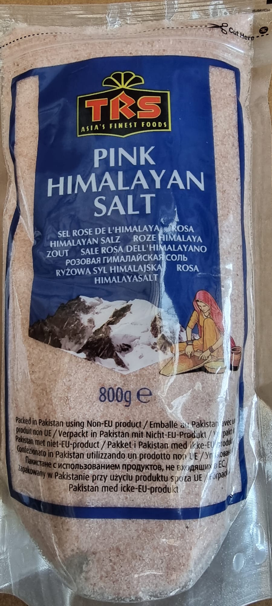 Sel rose de l'Himalaya - 800g - TRS