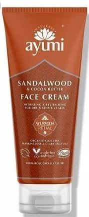 crème visage sandalwood et beurre de cacao