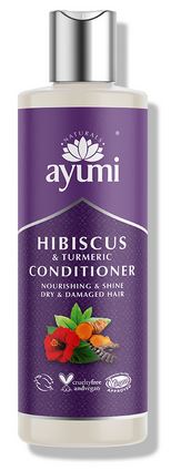 après shampooing hibiscus et tumeric