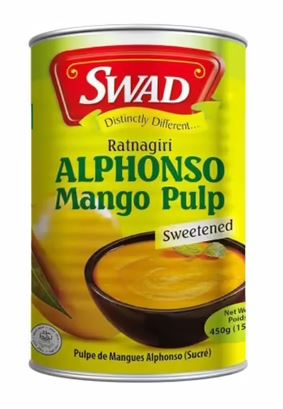 Mango pulp Alphonso - 450g - Swad 