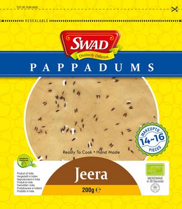 papadums jeera - Swad - 200g