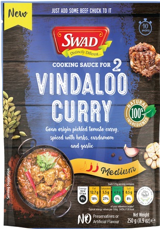 Sauce vindaloo curry - Swad - 250g
