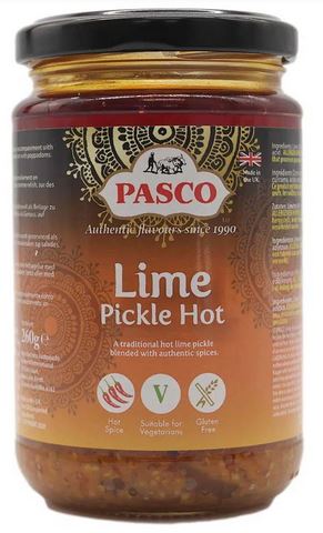 Lime pickle - hot- Pasco - 260g