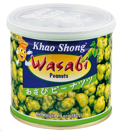 Cacahuetes WASABI - 140g - Khao Shong