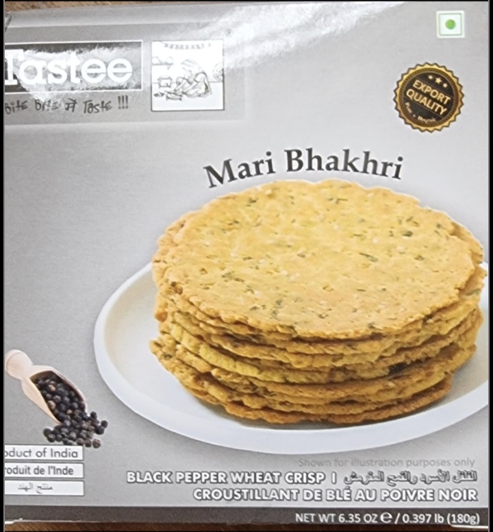 Mari Bhakhri - biscuits au poivre noir - 180g - Tastee