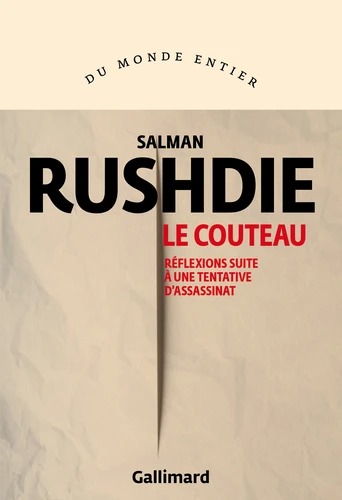 LE COUTEAU [Salman Rushdie / Gallimard]