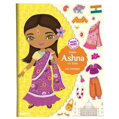 HABILLE ASHNA EN INDE. Avec 300 stickers [Julie Camel / Play Bac]