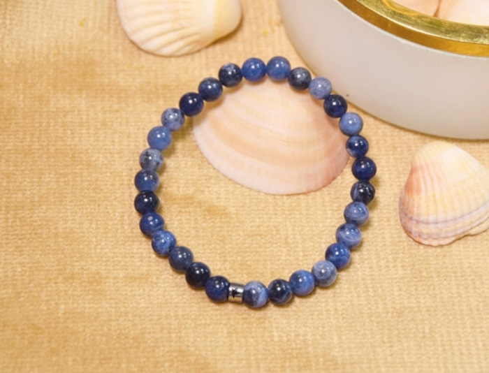 Bracelet Sodalite Perles rondes 6 mm