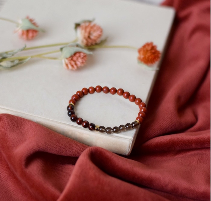 Bracelet Chakra Racine Perles rondes 6 mm