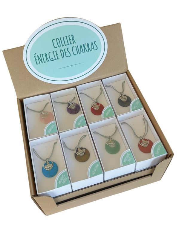 Collier énergie 7chakras 