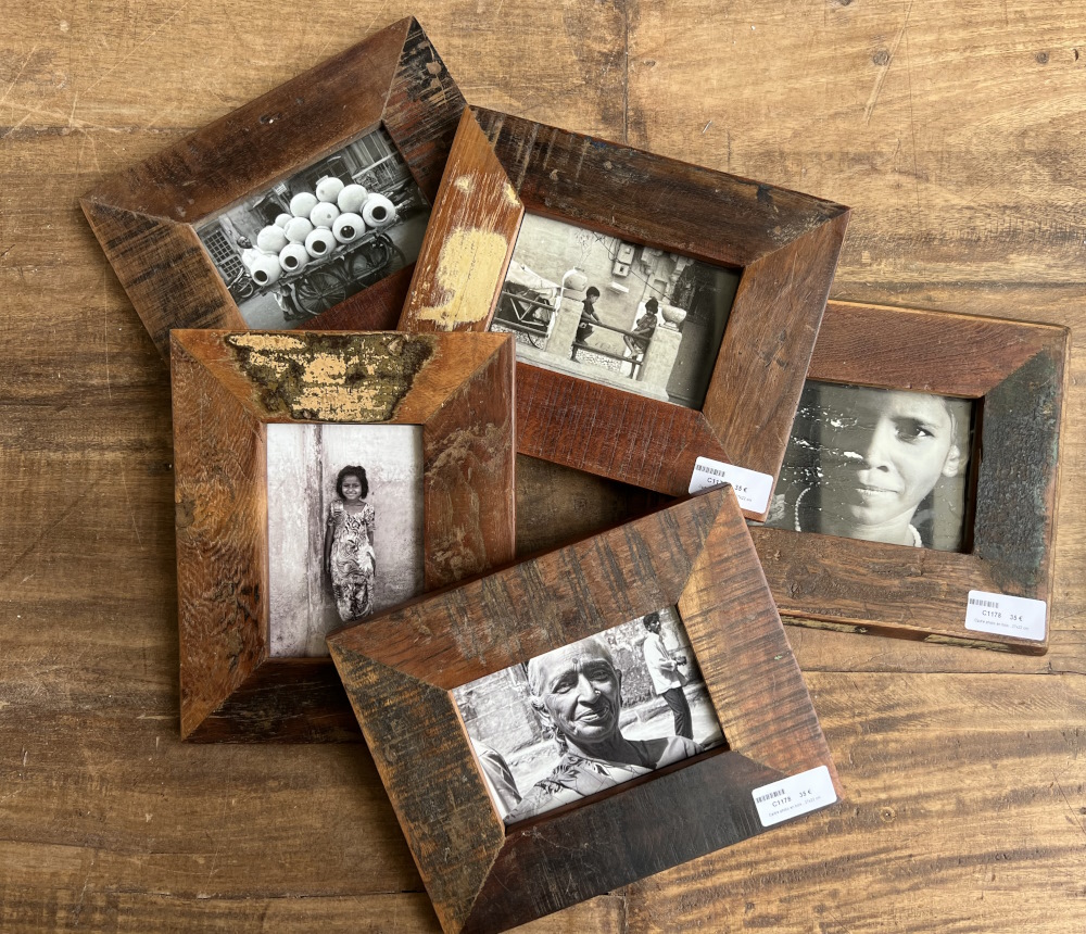 Cadre photo en bois , 27x22 cm