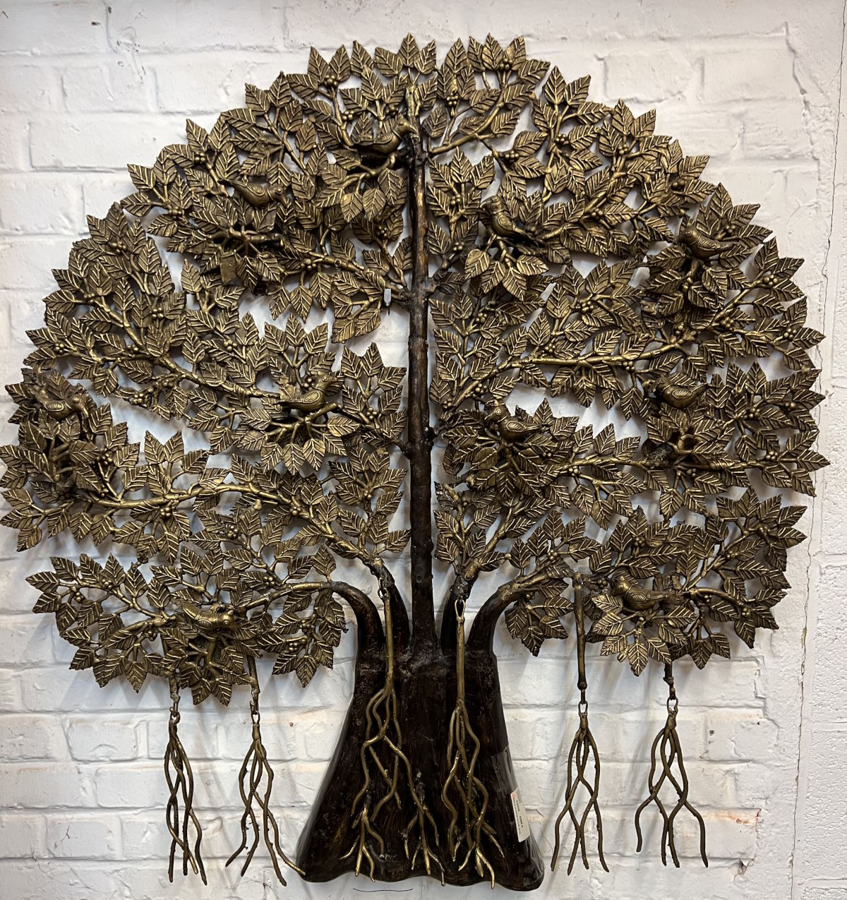 Arbre de vie-panneau en metal, 92 cm