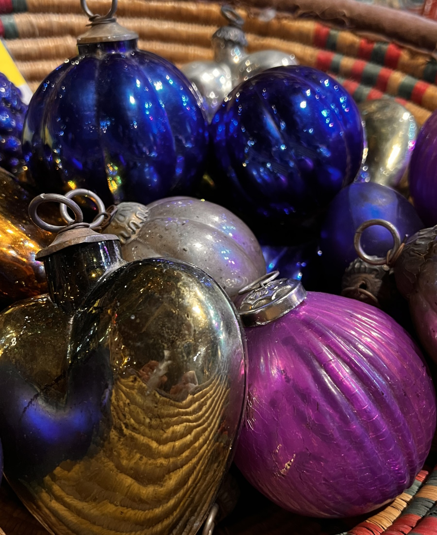 boule de noel  verre moyen 