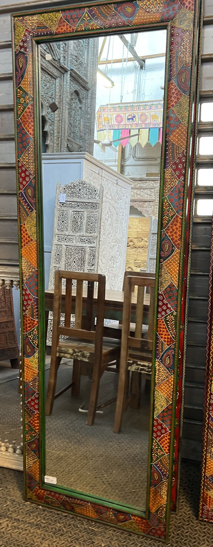 miroir bord coloré 183X60