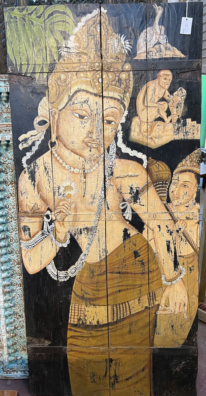 Panneau ancien Ajanta 178X82