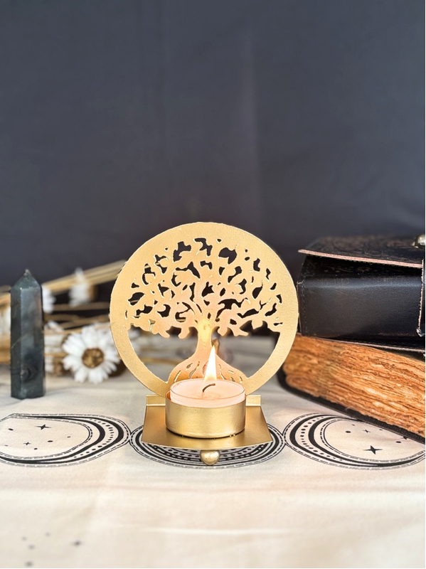 Photophore M&eacute;tal Arbre de Vie [DG]