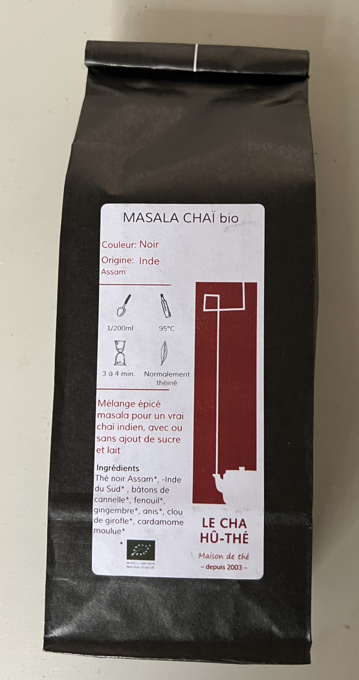 BIO - Masala chaï - 200g - Cha-Hu-Thé