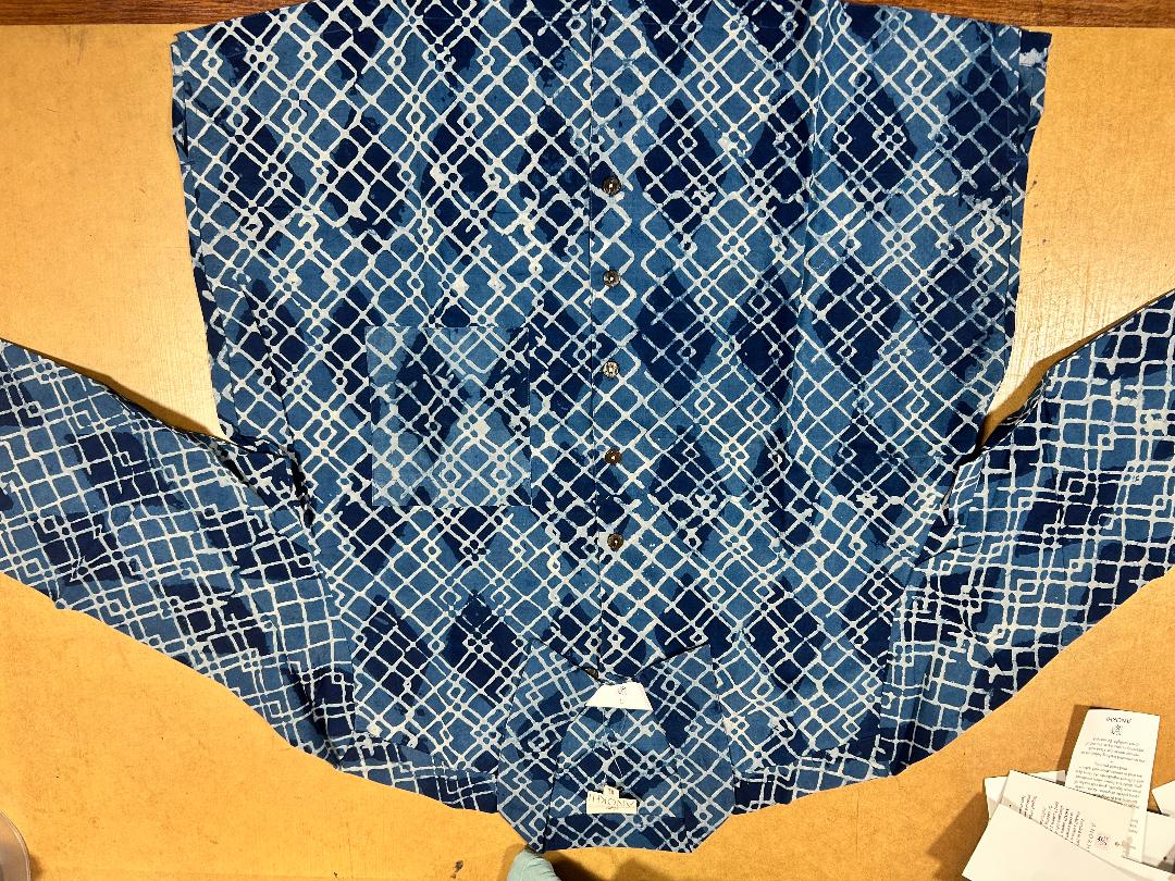 KHI Indigo Blouse L / S 