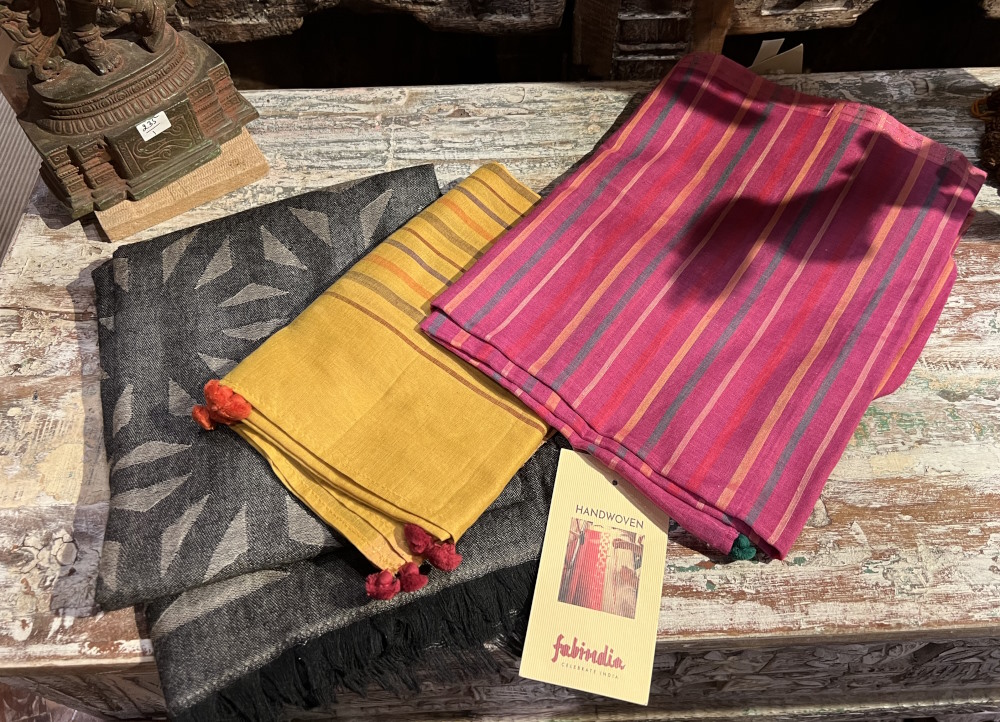 FOULARD  cot ligné