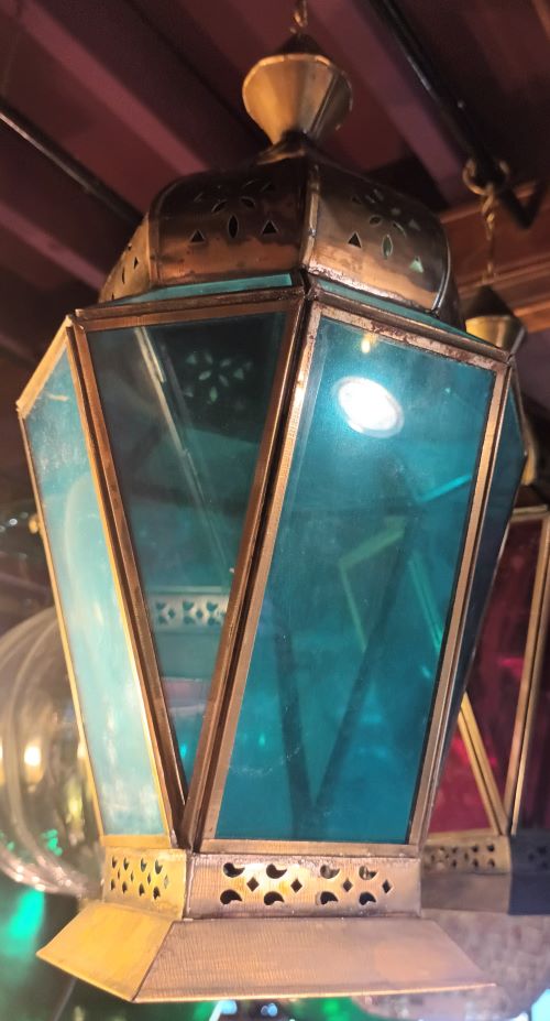 Lanterne bougie vitree