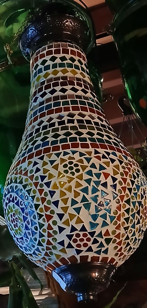 Suspension type goutte / ondulee 45x20cm