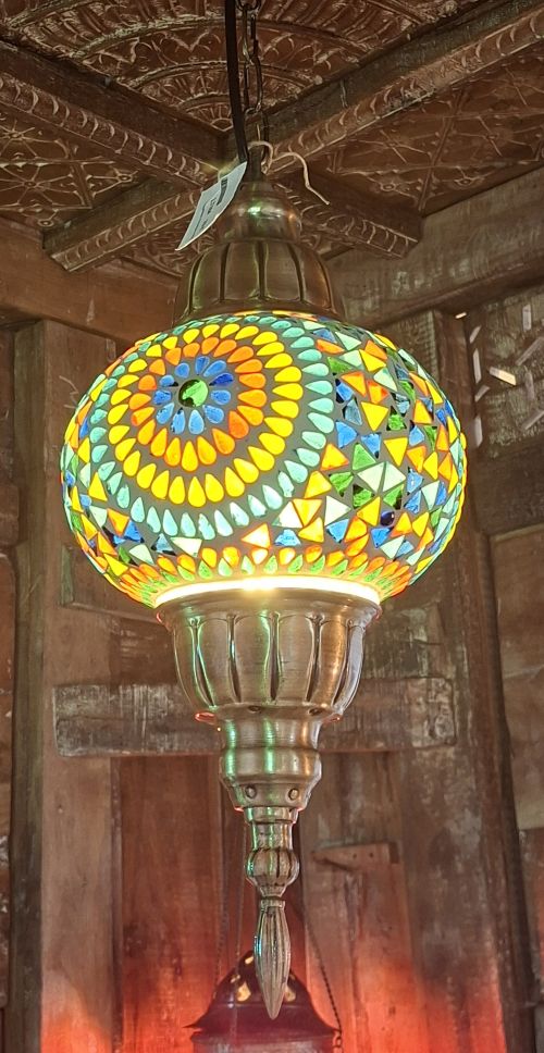 Suspension mosaique-metal