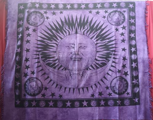 mandala geant soleil entoure 4 soleils