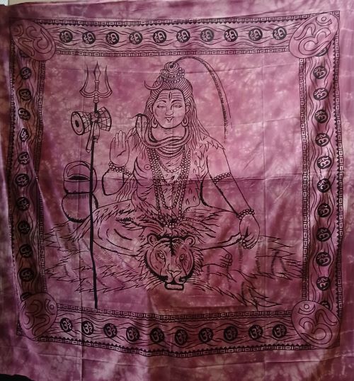 Mandala geant Shiva mauve