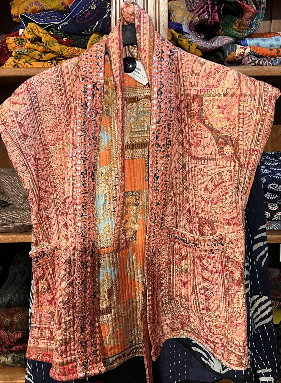 Kimono luxe ss manche miroirs