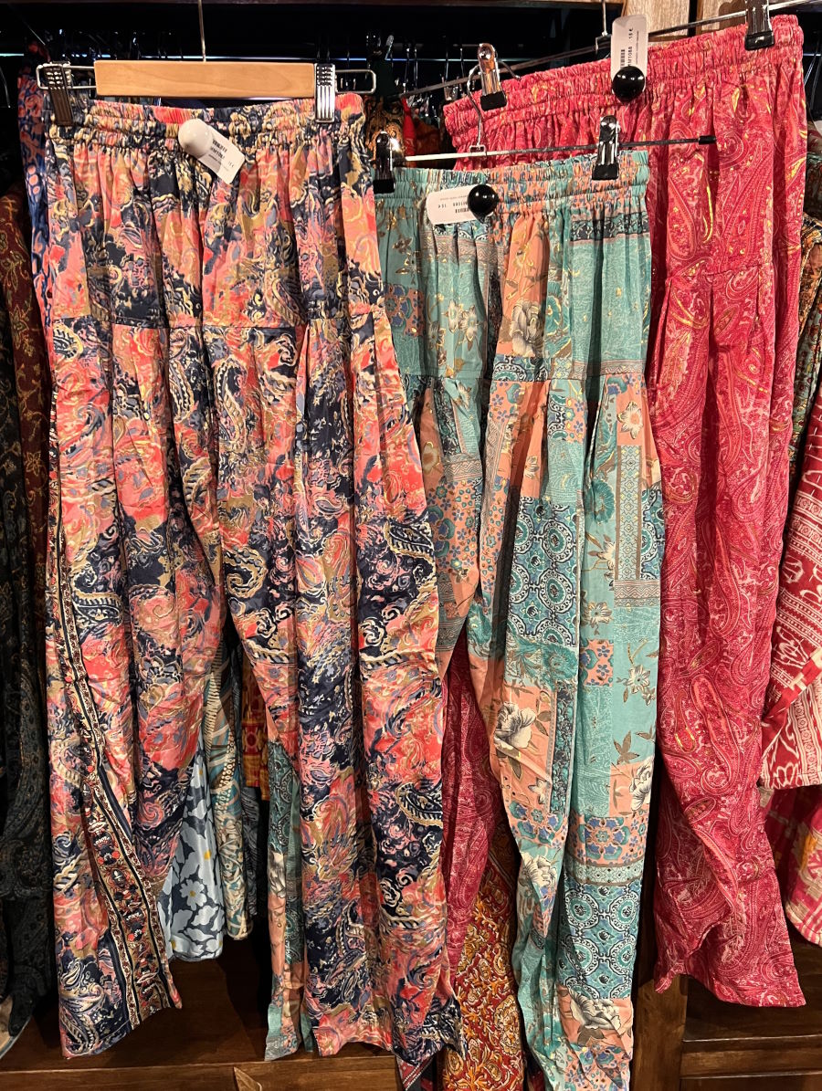 Pantalon brod&eacute;s viscose