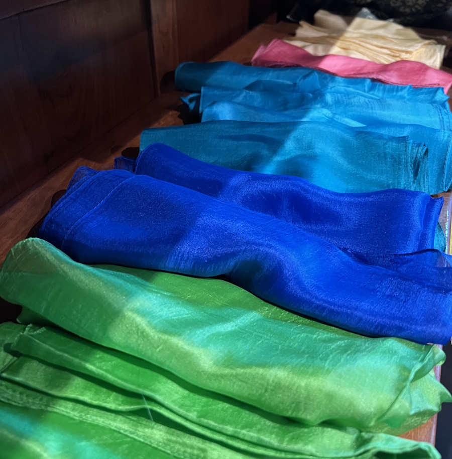grand foulard soie
