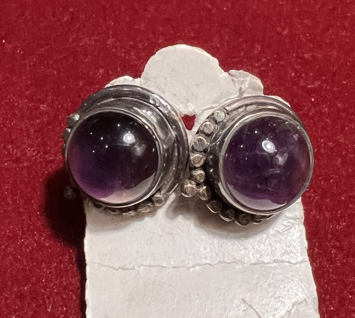 Boucle d'oreille argent